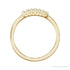 Sapphire Row Lab-Grown Diamond Baguette Bar Ring - 14K Yellow Gold (view 2)