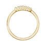 Sapphire Row Lab-Grown Diamond Baguette Bar Ring - 14K Yellow Gold (view 2)