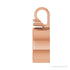 Sapphire Row Lab-Grown Cabochon Fixed Bail Pendant - Diamond, 14K Rose Gold (view 3)