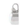 Sapphire Row Lab-Grown Cabochon Fixed Bail Pendant - White Opal, 14K White Gold (view 2)