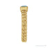 Sapphire Row Natural Sky Blue Topaz Chain Ring - 14K Yellow Gold (view 3)