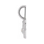 Sapphire Row Zodiac Charm Pendant - Capricorn, Platinum (view 2)
