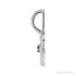 Sapphire Row Zodiac Charm Pendant - Sagittarius, 14K White Gold (view 2)