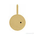 Sapphire Row Zodiac Charm Pendant - Aquarius, 14K Yellow Gold (view 3)