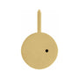 Sapphire Row Zodiac Charm Pendant - Aquarius, 14K Yellow Gold (view 3)