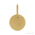 Sapphire Row Zodiac Charm Pendant - Aries, 14K Yellow Gold (view 3)