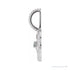 Sapphire Row Zodiac Charm Pendant - Cancer, 14K White Gold (view 2)