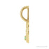 Sapphire Row Zodiac Charm Pendant - Libra, 14K Yellow Gold (view 2)