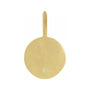 Sapphire Row Zodiac Charm Pendant - Libra, 14K Yellow Gold (view 3)
