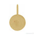 Sapphire Row Zodiac Charm Pendant - Virgo, 14K Yellow Gold (view 3)