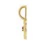 Sapphire Row Zodiac Charm Pendant - Sagittarius, 14K Yellow Gold (view 2)