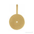 Sapphire Row Zodiac Charm Pendant - Gemini, 14K Yellow Gold (view 3)