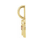 Sapphire Row Zodiac Charm Pendant - Pisces, 14K Yellow Gold (view 2)