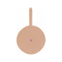 Sapphire Row Zodiac Charm Pendant - Pisces, 14K Rose Gold (view 3)