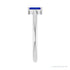 Sapphire Row Lab-Grown Gemstone Baguette Solitaire Ring - Blue Sapphire, 14K White Gold (view 4)