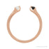 Sapphire Row Natural Ruby & Black Onyx Wrap Ring - Black Onyx, 14K Rose Gold (view 2)