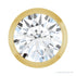 Sapphire Row Natural Diamond Round Bezel Slide Pendant - 14K Yellow Gold, 1/2 ctw