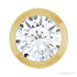 Sapphire Row Natural Diamond Round Bezel Slide Pendant - 14K Yellow Gold, 1/3 ctw