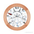 Sapphire Row Natural Diamond Round Bezel Slide Pendant - 14K Rose Gold, 1/4 ctw