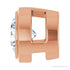 Sapphire Row Natural Diamond Round Bezel Slide Pendant - 14K Rose Gold, 1/6 ctw (view 3)