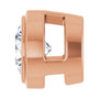 Sapphire Row Natural Diamond Round Bezel Slide Pendant - 14K Rose Gold, 1/6 ctw (view 3)