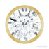 Sapphire Row Natural Diamond Round Bezel Slide Pendant - 14K Yellow Gold, 1 ctw