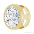 Sapphire Row Natural Diamond Round Bezel Slide Pendant - 14K Yellow Gold, 1 ctw (view 2)