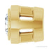 Sapphire Row Natural Diamond Round Bezel Slide Pendant - 14K Yellow Gold, 0.06 ctw (view 3)