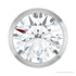 Sapphire Row Natural Diamond Round Bezel Slide Pendant - Platinum, 3/4 ctw