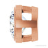 Sapphire Row Lab-Grown Diamond Round Bezel Slide Pendant - 14K Rose Gold, 1 ctw (view 3)