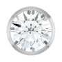 Sapphire Row Lab-Grown Diamond Round Bezel Slide Pendant - 14K White Gold, 1 ctw