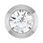 Sapphire Row Lab-Grown Diamond Round Bezel Slide Pendant - 14K White Gold, 0.06 ctw