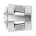 Sapphire Row Lab-Grown Diamond Round Bezel Slide Pendant - 14K White Gold, 0.06 ctw (view 3)