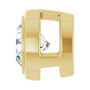 Sapphire Row Lab-Grown Diamond Round Bezel Slide Pendant - 14K Yellow Gold, 1/3 ctw (view 3)