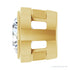 Sapphire Row Lab-Grown Diamond Round Bezel Slide Pendant - 14K Yellow Gold, 1/4 ctw (view 3)