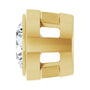 Sapphire Row Lab-Grown Diamond Round Bezel Slide Pendant - 14K Yellow Gold, 1/4 ctw (view 3)