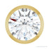 Sapphire Row Lab-Grown Diamond Round Bezel Slide Pendant - 14K Yellow Gold, 3/4 ctw