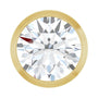 Sapphire Row Lab-Grown Diamond Round Bezel Slide Pendant - 14K Yellow Gold, 3/4 ctw