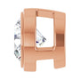 Sapphire Row Lab-Grown Diamond Round Bezel Slide Pendant - 14K Rose Gold, 1/2 ctw (view 3)