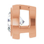 Sapphire Row Lab-Grown Diamond Round Bezel Slide Pendant - 14K Rose Gold, 1/3 ctw (view 3)