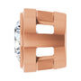 Sapphire Row Lab-Grown Diamond Round Bezel Slide Pendant - 14K Rose Gold, 1/4 ctw (view 3)