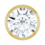 Sapphire Row Lab-Grown Diamond Round Bezel Slide Pendant - 14K Yellow Gold, 1 ctw