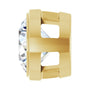 Sapphire Row Lab-Grown Diamond Round Bezel Slide Pendant - 14K Yellow Gold, 1 ctw (view 3)