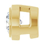 Sapphire Row Lab-Grown Diamond Round Bezel Slide Pendant - 14K Yellow Gold, 1/10 ctw (view 3)