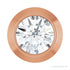 Sapphire Row Lab-Grown Diamond Round Bezel Slide Pendant - 14K Rose Gold, 0.06 ctw
