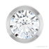Sapphire Row Lab-Grown Diamond Round Bezel Slide Pendant - 14K White Gold, 1/3 ctw