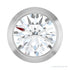 Sapphire Row Lab-Grown Diamond Round Bezel Slide Pendant - 14K White Gold, 1/4 ctw