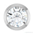 Sapphire Row Lab-Grown Diamond Round Bezel Slide Pendant - 14K White Gold, 1/6 ctw
