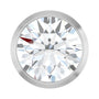 Sapphire Row Lab-Grown Diamond Round Bezel Slide Pendant - 14K White Gold, 3/4 ctw