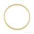 Sapphire Row Gold Faceted Stacking Ring - 14K Yellow Gold (view 2)